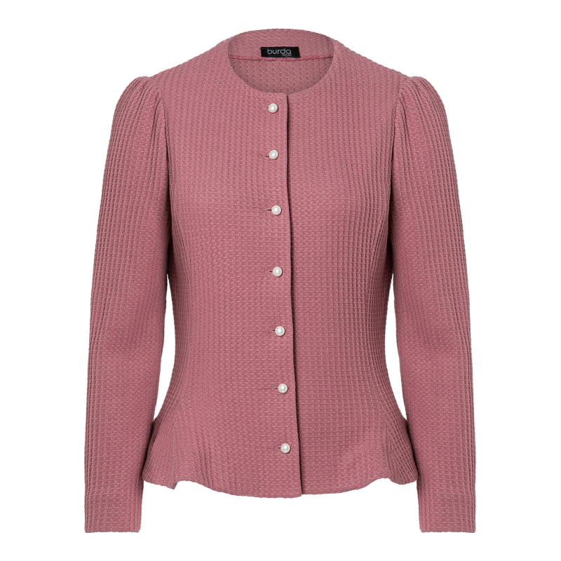 Patron Burda n°5667 – Cardigan femme...