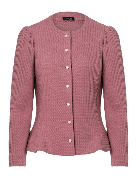 Patron Burda n°5667 – Cardigan femme élégant et veste en jersey