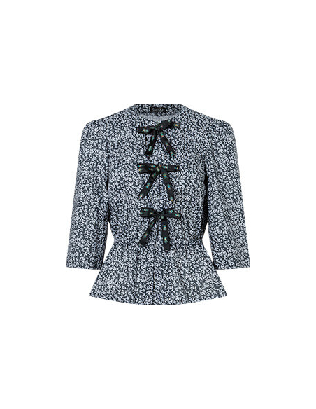 Patron Burda n°5669 – Robe midi romantique et blouse à manches bouffantes