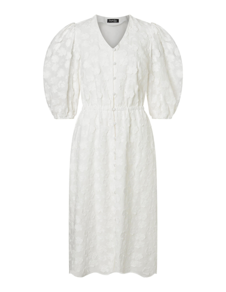 Patron Burda n°5669 – Robe midi romantique et blouse à manches bouffantes