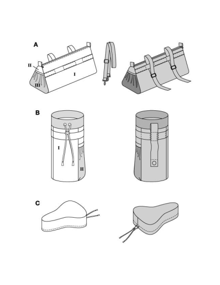 Patron Burda n°5670 – Set d’accessoires pour vélo
