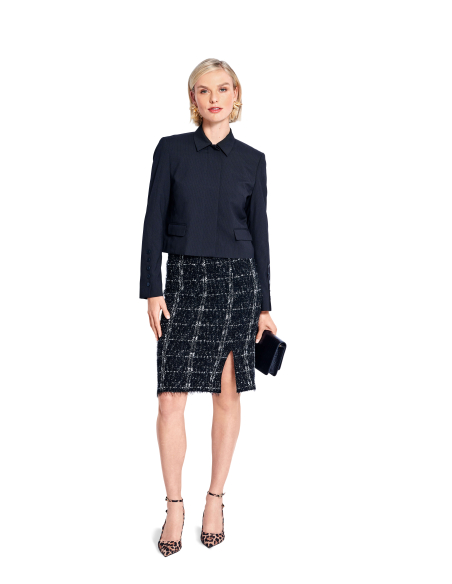 Patron Burda n°5671 – Veste courte blazer ou blouson femme