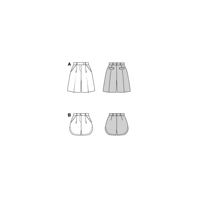 Patron Burda n°5672 – Short et...