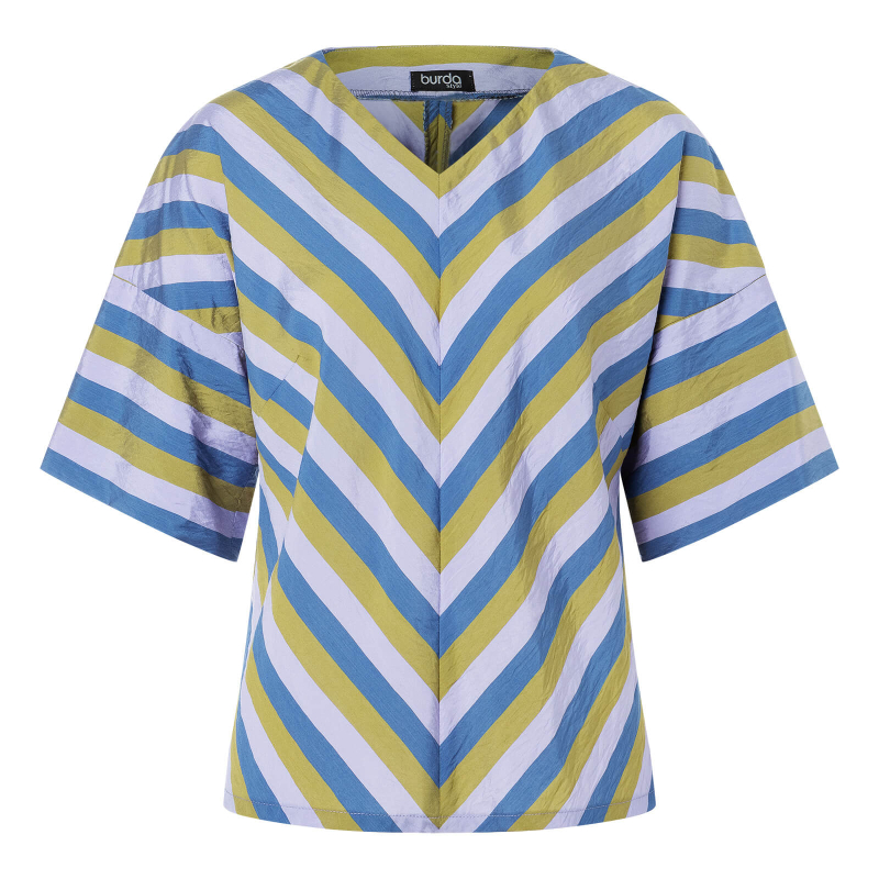 Patron Burda n°5673 – Blouse femme à...