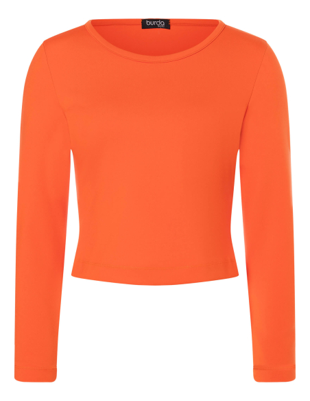 Patron Burda n°5674 – Shirts femme manches longues modernes