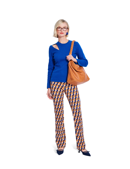 Patron Burda n°5674 – Shirts femme manches longues modernes