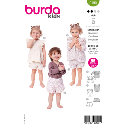 Patron Burda n°9190 –...
