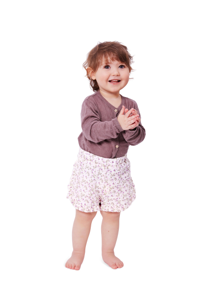 Patron Burda n°9190 – Tunique à volants, top et short pour enfant