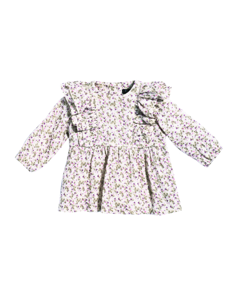 Patron Burda n°9190 – Tunique à volants, top et short pour enfant
