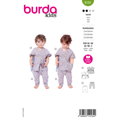 Patron Burda n°9191 –...