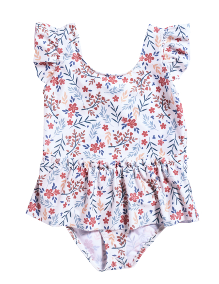 Patron Burda n°9193 – Maillot de bain fille et chapeau de soleil