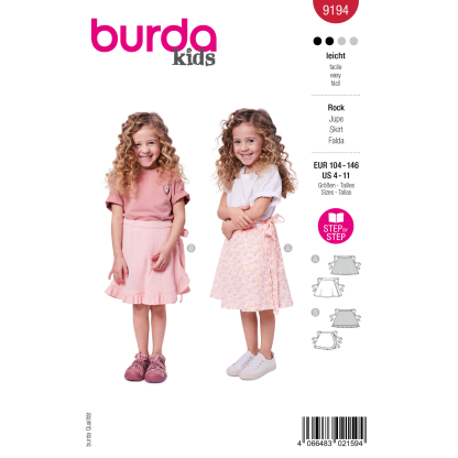Patron Burda n°9194 – Jupe...