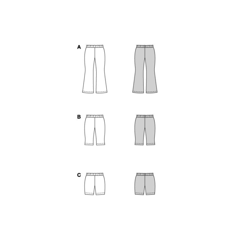 Patron Burda n°9196 – Leggings et...