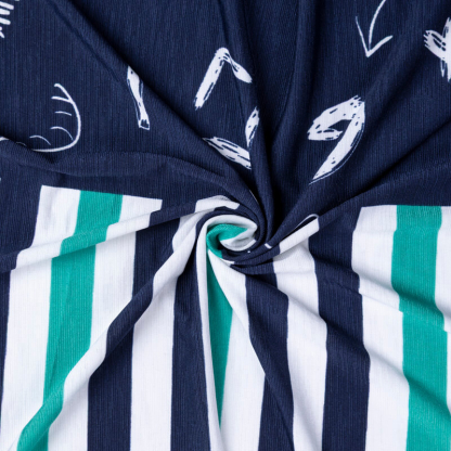 Jersey imprimé – Rayures... 2
