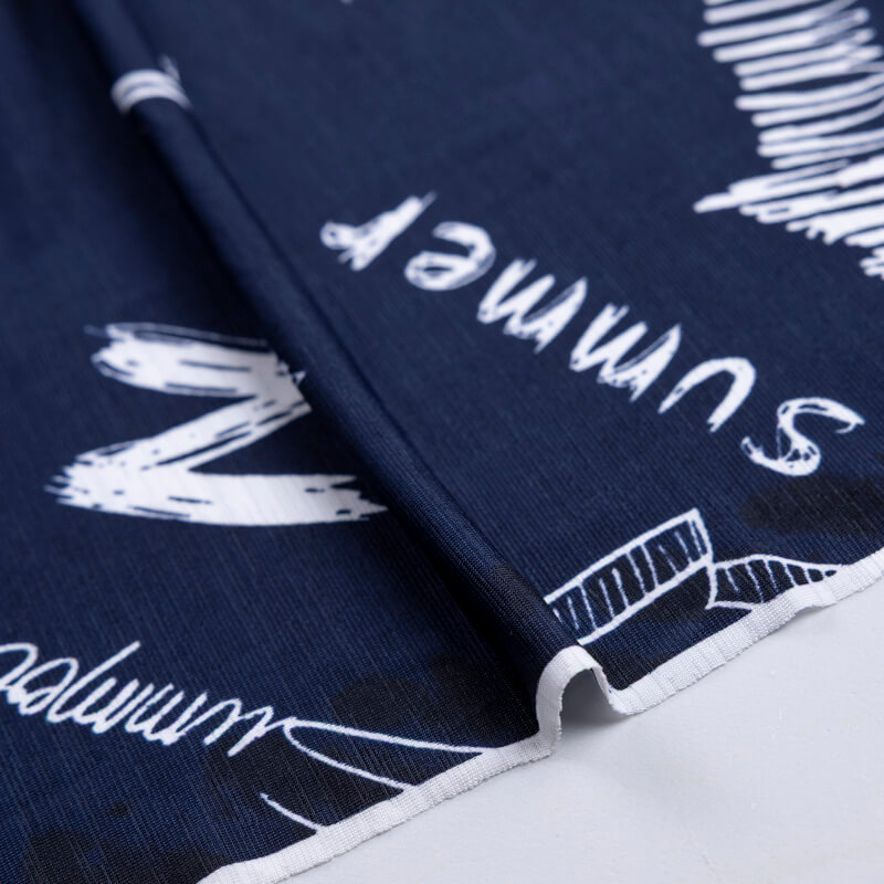 Jersey imprimé – Rayures marines...