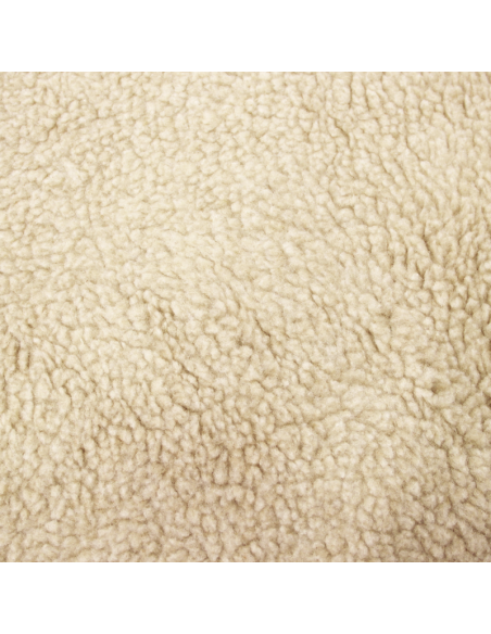 Tissu mouton - Écru vendu au mètre