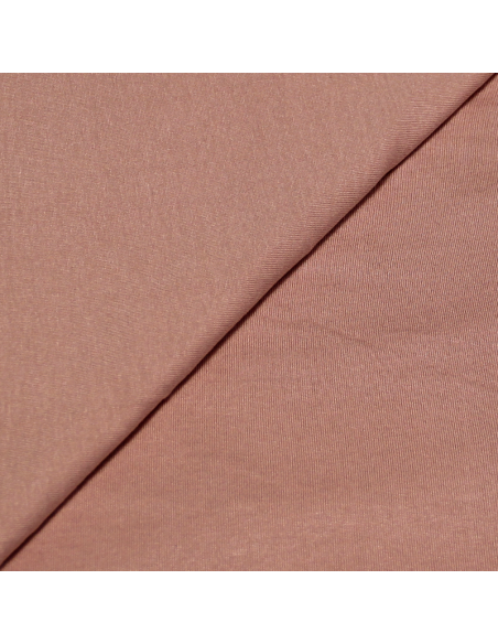 Jersey uni viscose & élasthanne - Nude