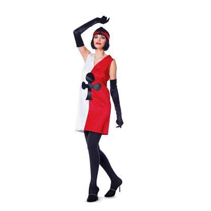 Patron Burda Carnaval 2383 - Déguisement Carte à jouer Femme 2