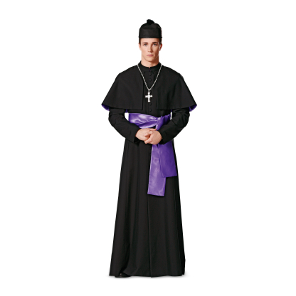 Patron Burda Carnaval 2388 - Déguisement Manteau Prêtre et Cosplay Homme 2