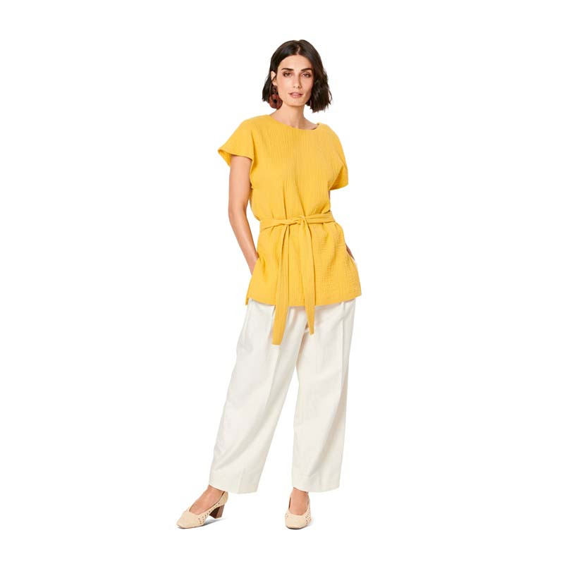 Patron Burda 6204 - T-Shirt blouse femme réversible