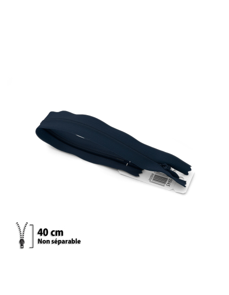 Fermeture Eclair ® invisible marine 40cm