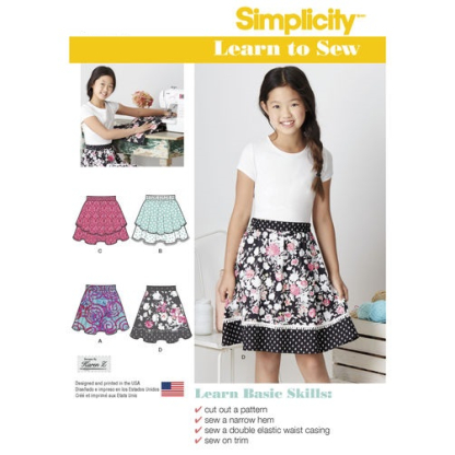 Patron Simplicity 8106.BB - Jupe enfant