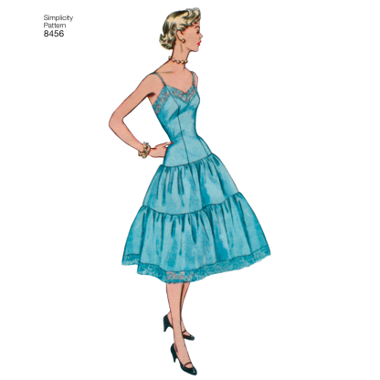 Patron Simplicity 8456.R5 - Robe et jupe vintage 2