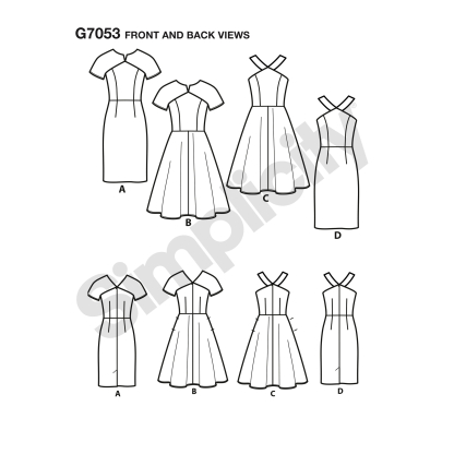 Patron Simplicity 8594.H5 - Robe pour femme 2