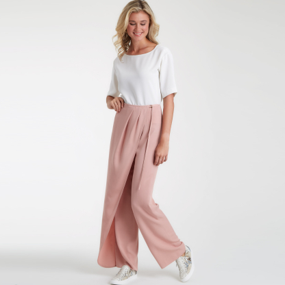 Patron Simplicity 9111.U5 - Pantalon femme portefeuille ou short & jupe 2