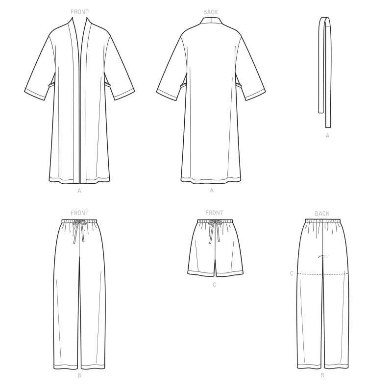 Patron Simplicity 9131.AA - Ensemble Tunique pantalon ou jupe femme