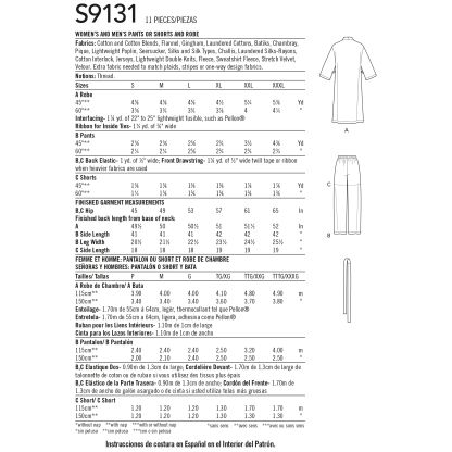 Patron Simplicity 9131.BB - Ensemble Tunique pantalon ou jupe femme 2