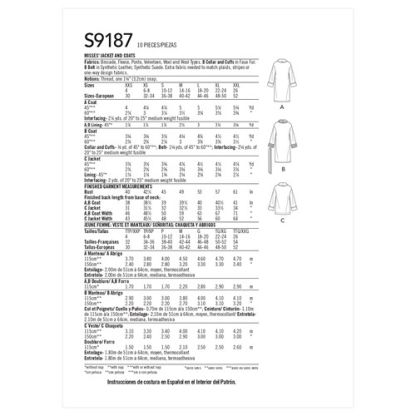 Patron Simplicity 9187.A - Ensemble Veste sans manche et Pantalon droit 2
