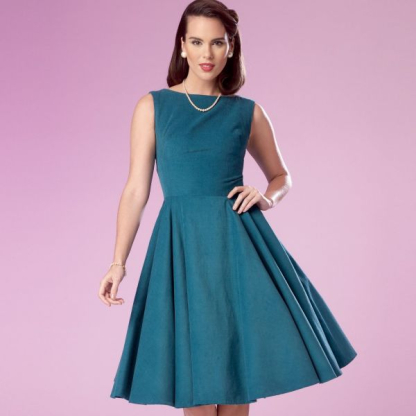 Patron Simplicity 9286.E5 - Robe Femme avec haut ajusté et décolleté plié dans le dos 2