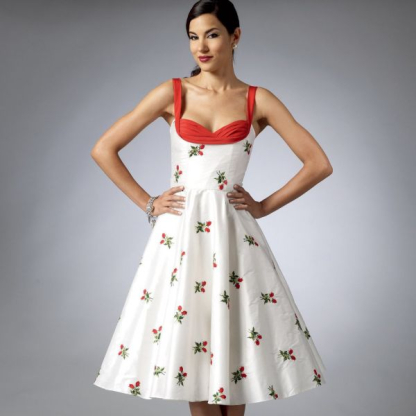 Patron Simplicity 9284.D5 - Robe Femme avec haut ajusté et décolleté cœur 2
