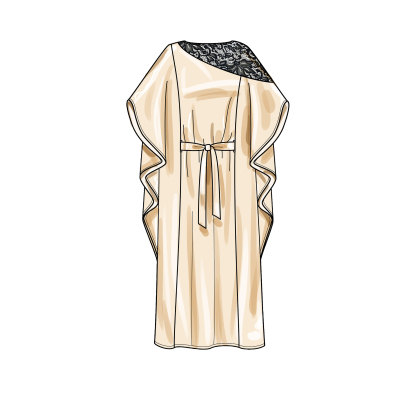 Patron Simplicity 9323.A - Robe Femme style Caftan 2