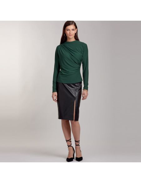 Patron Simplicity 9451.R5 - Hauts en tricot pour femme