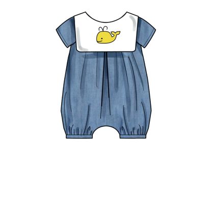 Patron Simplicity S9484.A - Barboteuses pour bébés 2