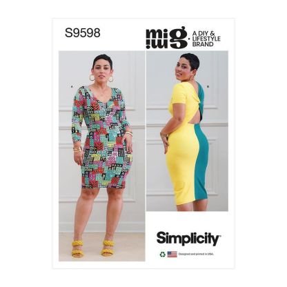Patron Simplicity S9598.H5 - Robes en tricot pour jeunes filles par Mimi G