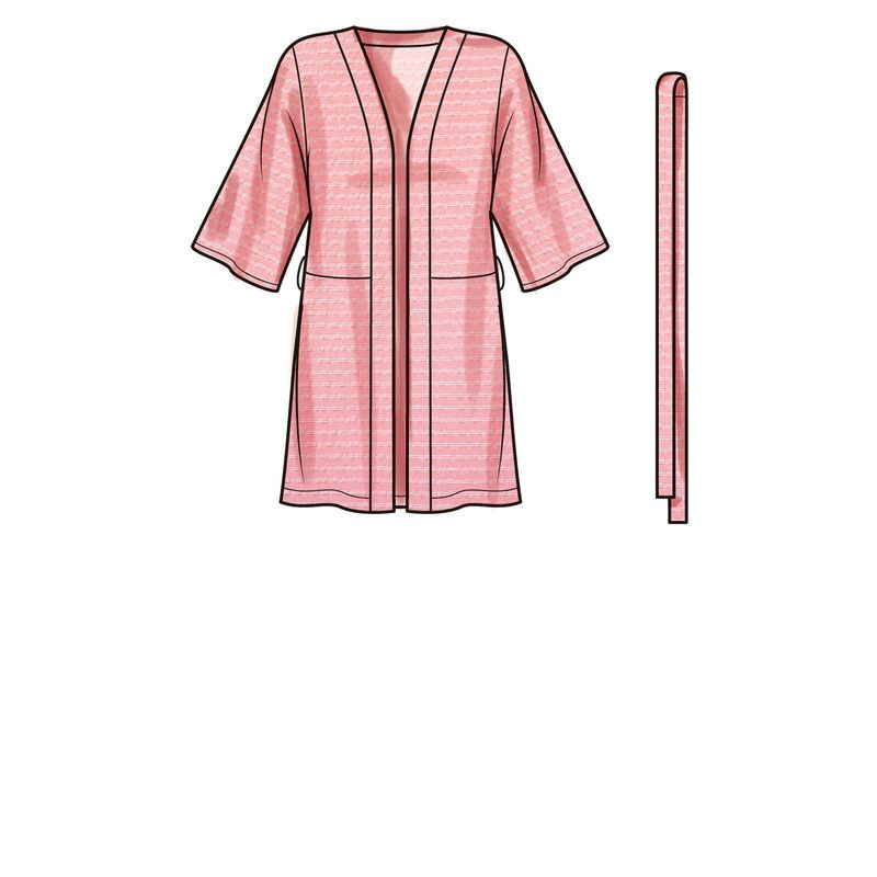 Patron Simplicity S9602.U5 - Caftans et Vestes enveloppantes pour jeunes filles