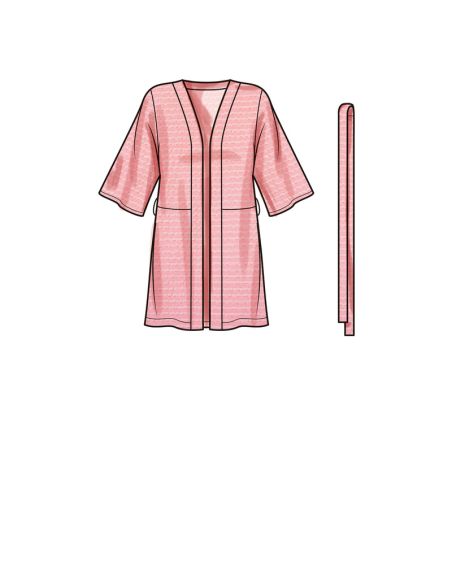 Patron Simplicity S9602.U5 - Caftans et Vestes enveloppantes pour jeunes filles