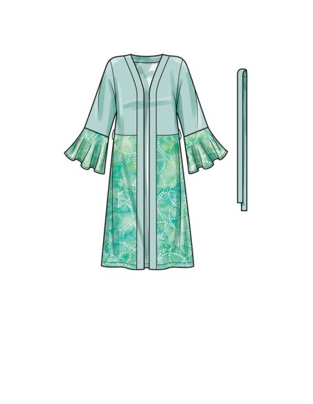 Patron Simplicity S9602.U5 - Caftans et Vestes enveloppantes pour jeunes filles