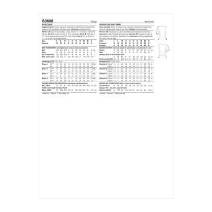 Patron Simplicity S9606.H5 - Chemisier pour jeunes filles 2