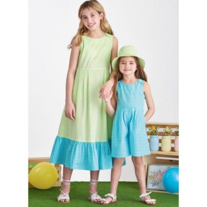 Patron Simplicity S9617.HH - Combinaison, Barboteuse et Robe pour enfants et filles 2