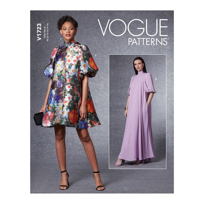 Patron Vogue 1723 B5 - Robe très ample