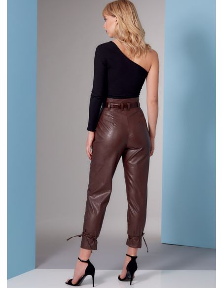Patron Vogue 1848 F5 - Pantalon court à taille haute, style carotte