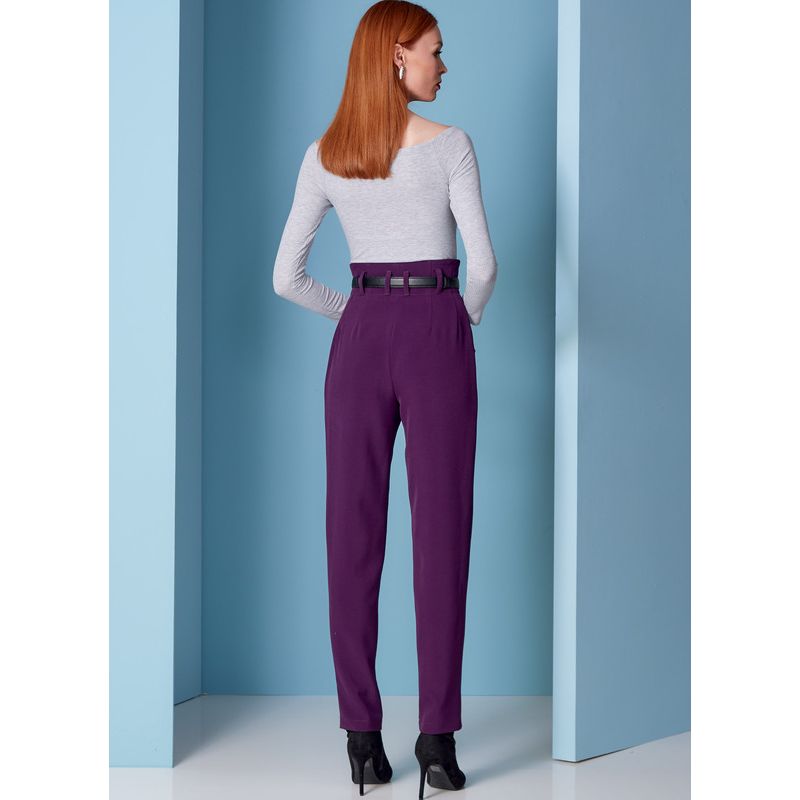 Patron Vogue 1848 F5 - Pantalon court à taille haute, style carotte