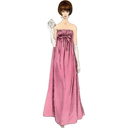Patron Vogue 1885 F5 - Robe de soirée bustier 2