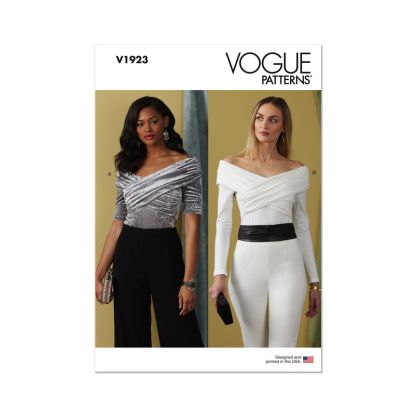 Patron Vogue 1923 Y5 - Corsage-culotte femme ajusté