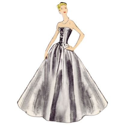 Patron Vogue 1931 B5 - Robe et dessus de corsage 2