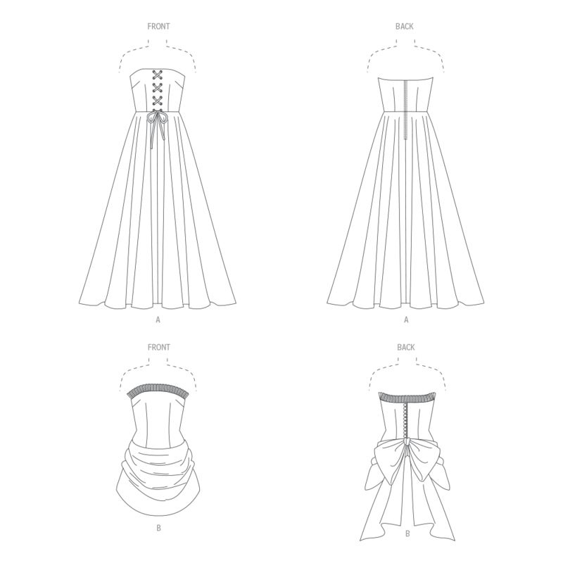 Patron Vogue 1931 B5 - Robe et dessus de corsage